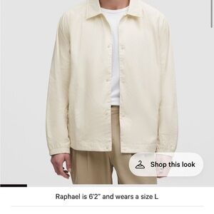 lululemon athletica Men's Beige Lightweight Jacket